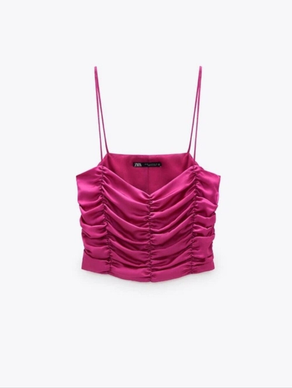 Zara Crop Tied Top
